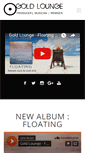 Mobile Screenshot of goldloungemusic.com