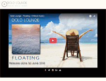 Tablet Screenshot of goldloungemusic.com
